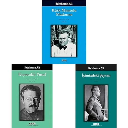 Sabahattin Ali 3 Kitap Set: Kürk Mantolu Madonna, Kuyucaklı Yusuf, İçimizdeki Şeytan