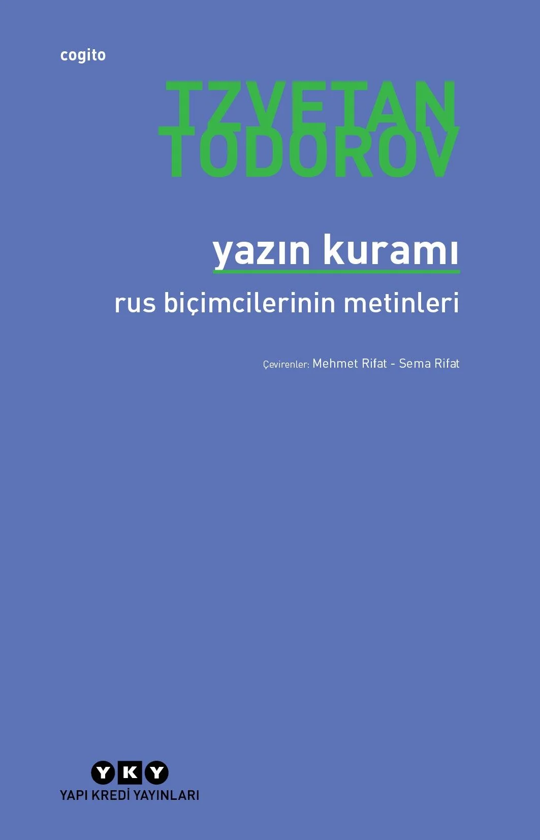 Yazın Kuramı Rus Biçimcilerinin Metinleri